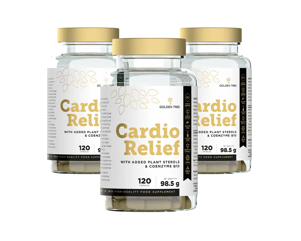 Cardio Gold Golden Tree Cardio Relief – Cholesterolondersteuning met plantensterolen